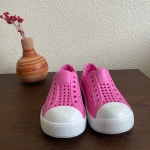 Kids Pink Slip-On Shoes
